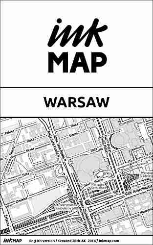 Warsaw Inkmap Maps For EReaders Sightseeing Museums Going Out Hotels (English)